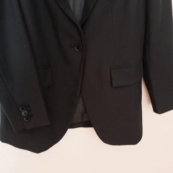 Banana Republic Classic Black Suit Coat with Pockets Women’s NWT Size 4P - Picture 8 of 16